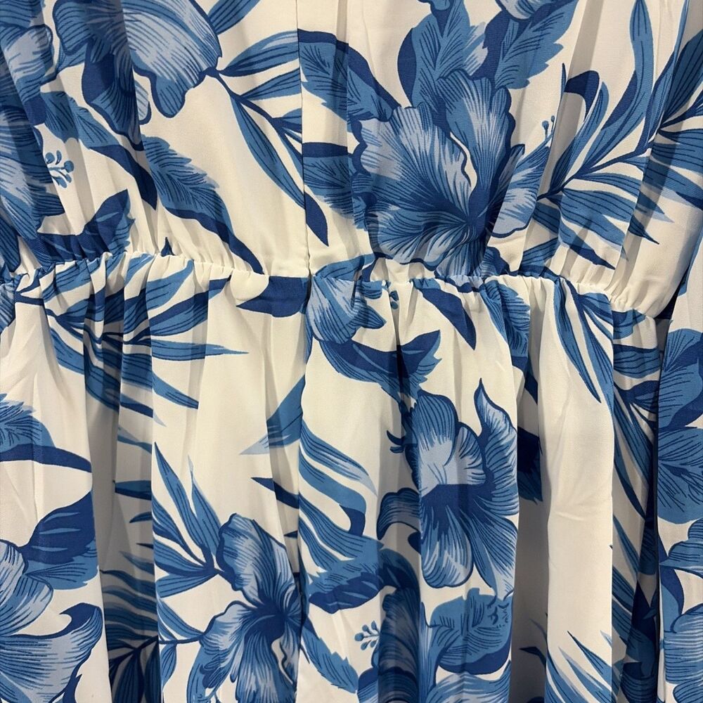 Zesica Floral Blue dress Size Small - Picture 8 of 9